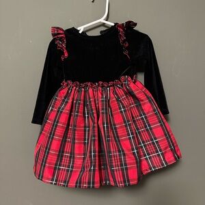 Pippa & Julie Christmas Dress 12 Month